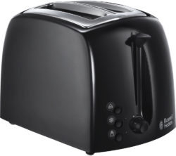 RUSSELL HOBBS  Textures 21641 2-Slice Toaster - Black